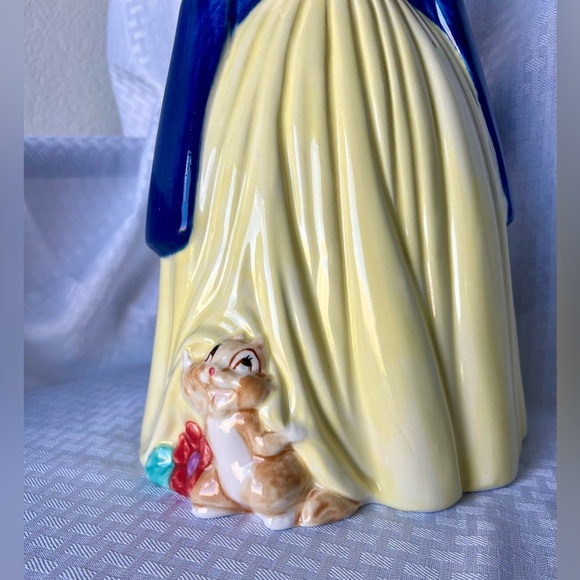 VINTAGE DISNEY SNOW WHITE TREASURE CRAFT 15" NEW COOKIE JAR NIB - Picture 5 of 13
